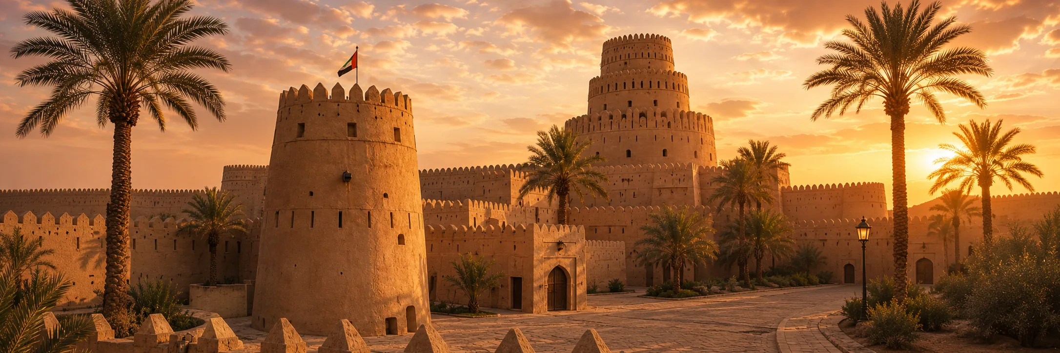 قلعة العين وقصر الجاهلي - مركز رواد العلم