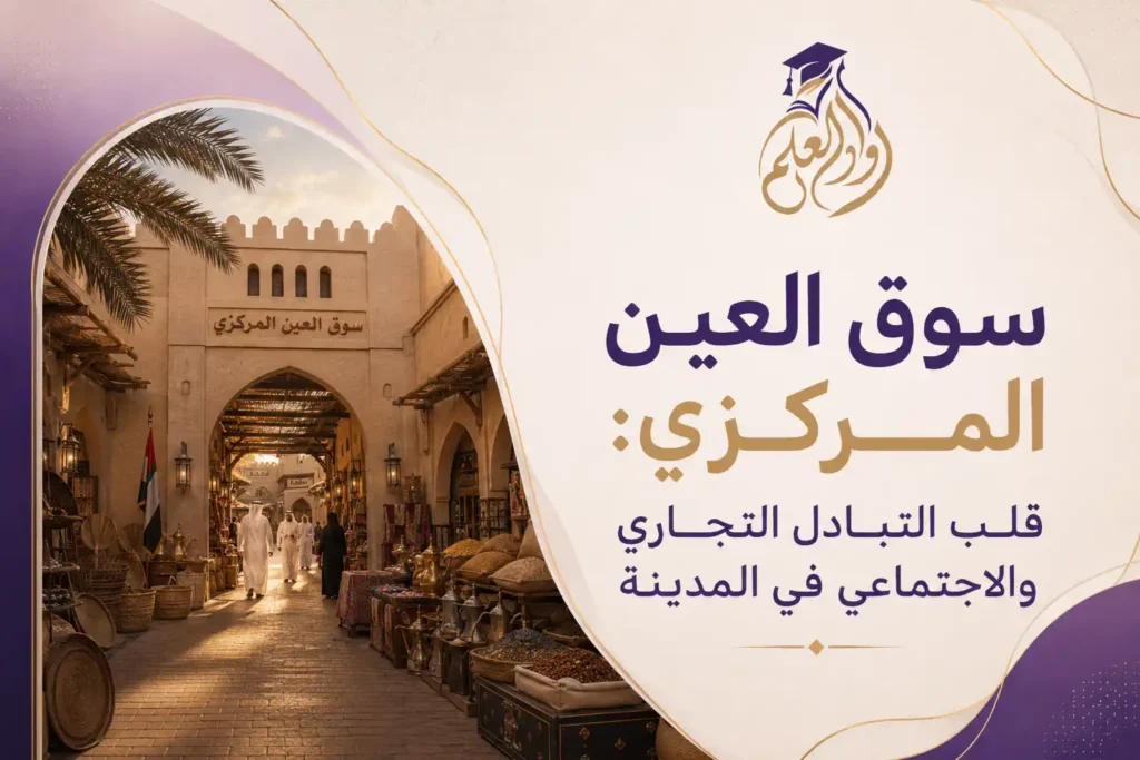 سوق العين المركزي: قلب التبادل التجاري والاجتماعي في المدينة
