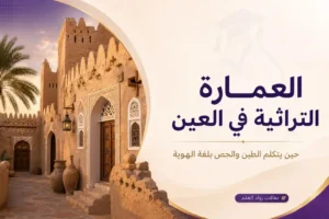 العمارة التراثية في العين: حين يتكلم الطين والجص بلغة الهوية