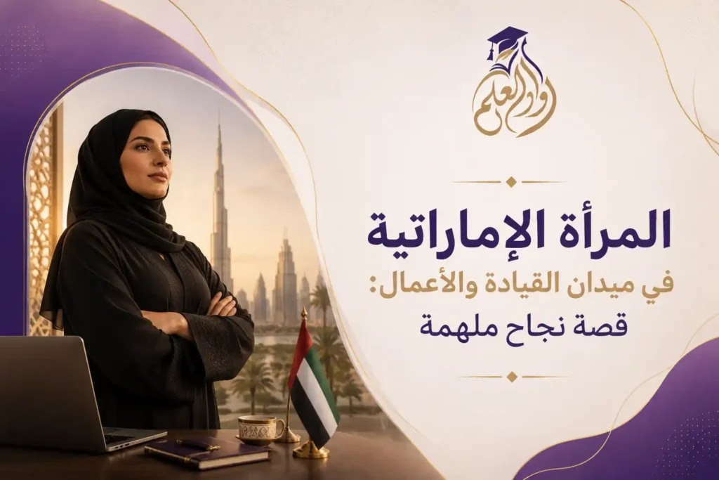 المرأة الإماراتية في ميدان القيادة والأعمال: قصة نجاح ملهمة