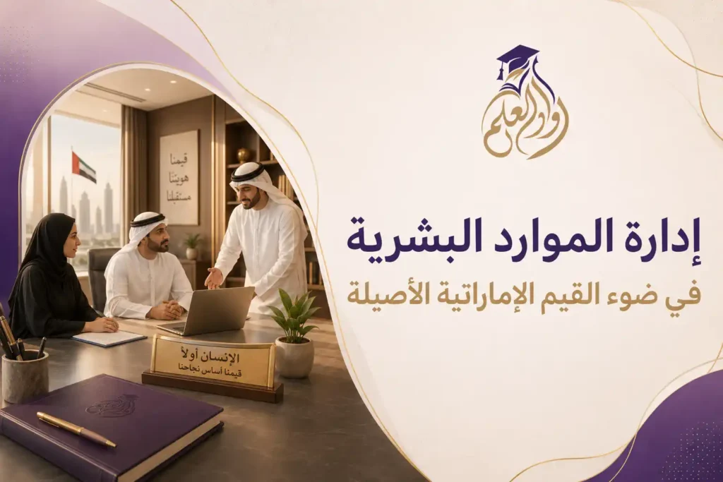 إدارة الموارد البشرية في ضوء القيم الإماراتية الأصيلة